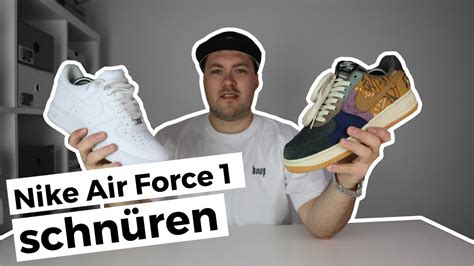 nike force one herren schnüren|nike air force 1 lacing.